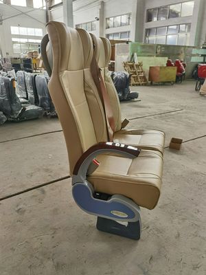 TS16949 صندلی اتوبوس مسافرتی چرم مصنوعی مسافرتی